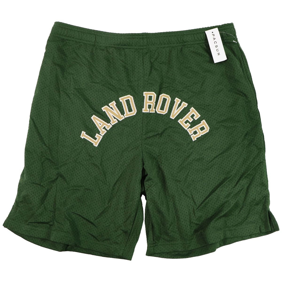 PacSun Mens Land Rover Gym Shorts - Green with Logo (LG) Large 664898 Other Sporting Goods PacSun    - Simple Cell Bulk Wholesale Pricing - USA Seller