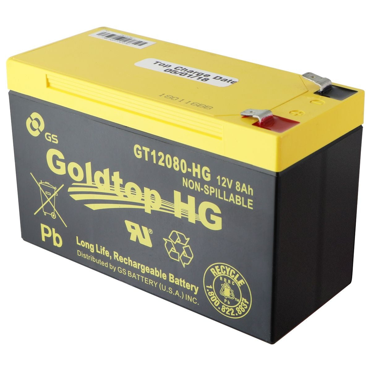 GoldTop HG Replacement Battery for Verizon FiOS Frontier (GT12080-HG) (12V/8Ah) Computer Parts - Power Supplies GoldTop    - Simple Cell Bulk Wholesale Pricing - USA Seller