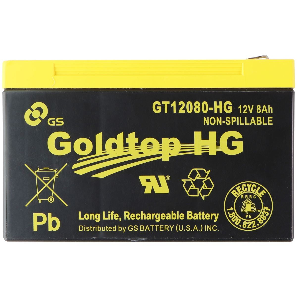 GoldTop HG Replacement Battery for Verizon FiOS Frontier (GT12080-HG) (12V/8Ah) Computer Parts - Power Supplies GoldTop    - Simple Cell Bulk Wholesale Pricing - USA Seller