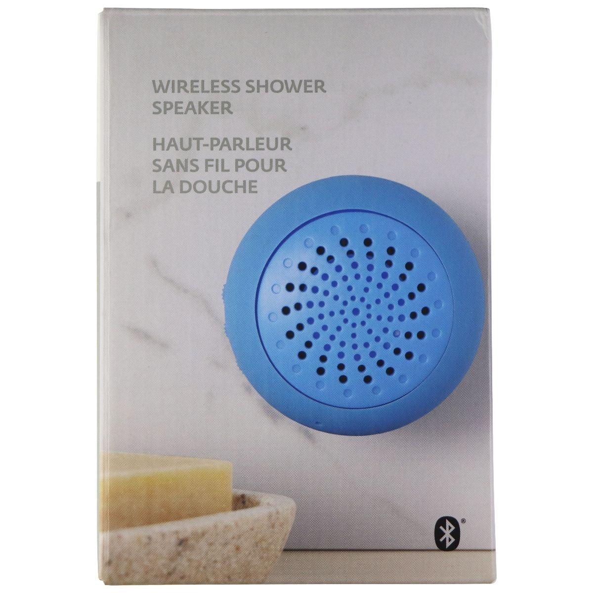 Waterproof IPX4 Wireless Shower Speaker with Built-in Microphone - Blue Cell Phone - Audio Docks & Speakers Unbranded    - Simple Cell Bulk Wholesale Pricing - USA Seller