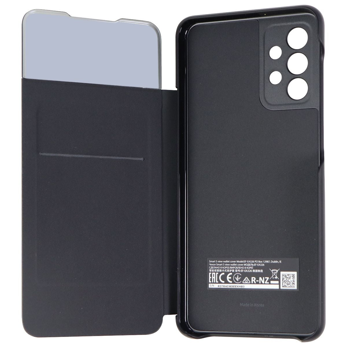 Samsung Smart S-View Wallet Cover for Galaxy A32 5G - Black Cell Phone - Cases, Covers & Skins Samsung Electronics    - Simple Cell Bulk Wholesale Pricing - USA Seller