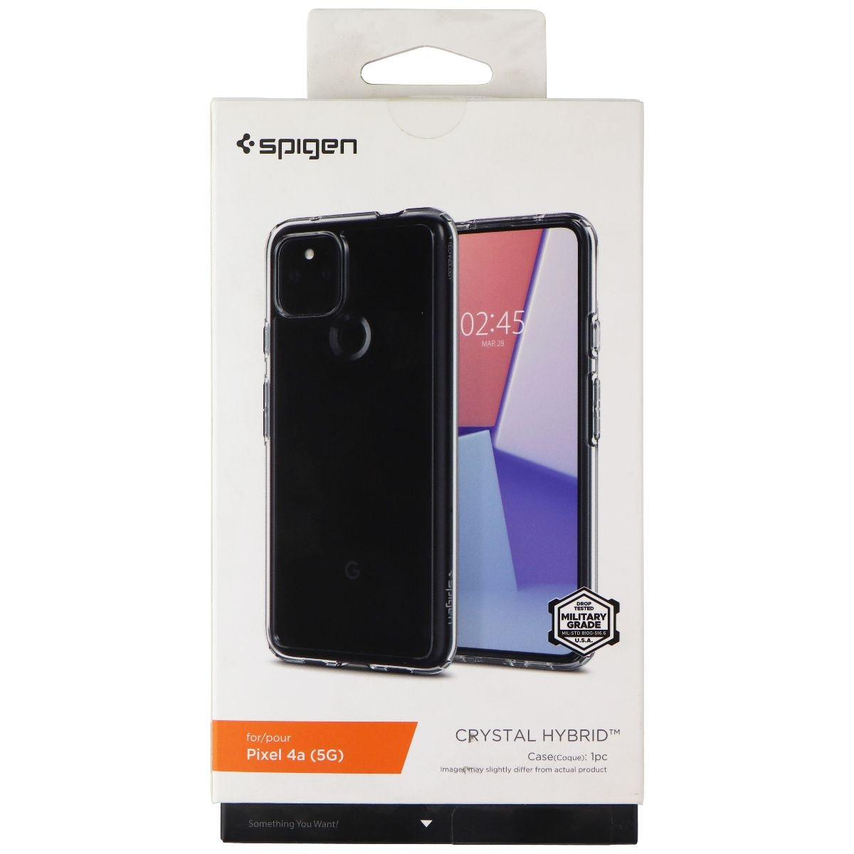 Spigen Crystal Hybrid Series Case for Google Pixel 4a (5G) - Clear Cell Phone - Cases, Covers & Skins Spigen    - Simple Cell Bulk Wholesale Pricing - USA Seller