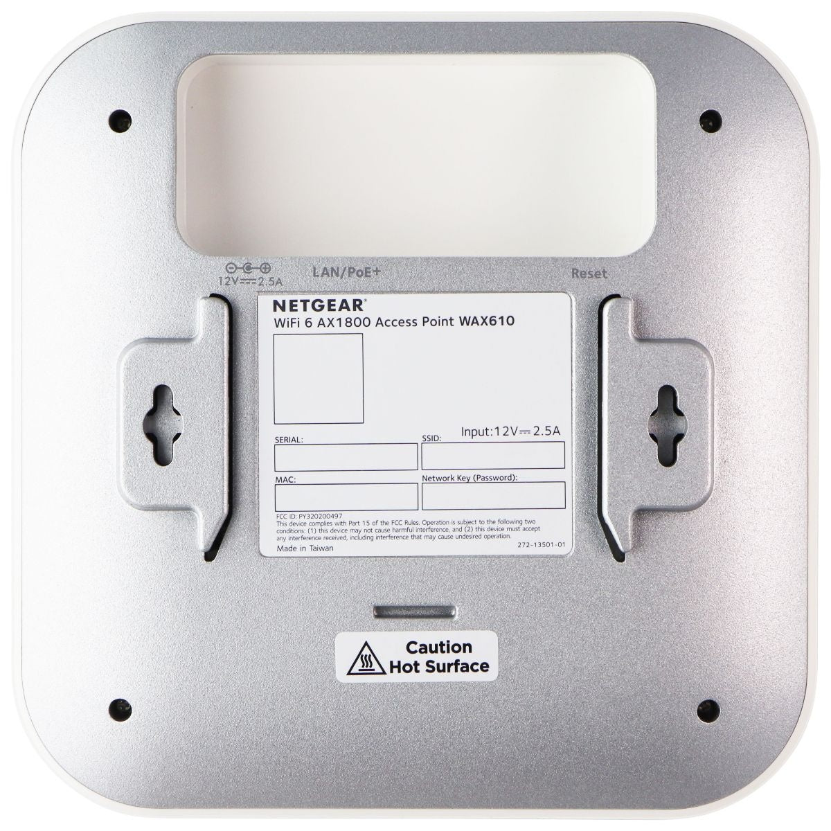 NETGEAR Wireless Access Point (WAX610) WiFi 6 Dual-Band AX1800 - White Modem-Router Combos Netgear    - Simple Cell Bulk Wholesale Pricing - USA Seller