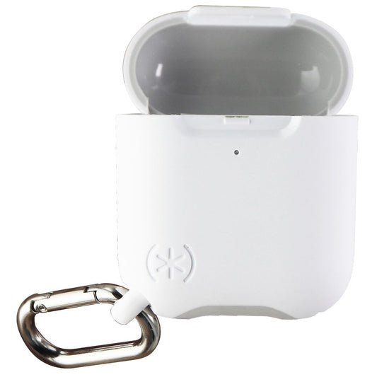 Speck Presidio PRO Case for Apple Airpods (Gen 1/2) - White/Marble Gray iPod, Audio Player Accessories - Cases, Covers & Skins Speck    - Simple Cell Bulk Wholesale Pricing - USA Seller