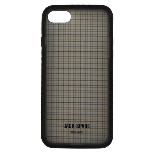 Jack Spade New York Hybrid Case Cover for Apple iPhone 7 - Grid pattern / Black Cell Phone - Cases, Covers & Skins Jack Spade    - Simple Cell Bulk Wholesale Pricing - USA Seller