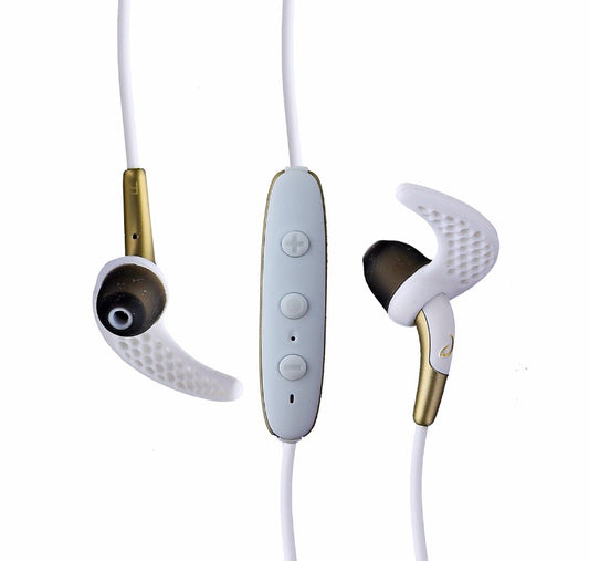 Jaybird Freedom Wireless Bluetooth In Ear Headphones - White Gold Cell Phone - Headsets Jaybird    - Simple Cell Bulk Wholesale Pricing - USA Seller