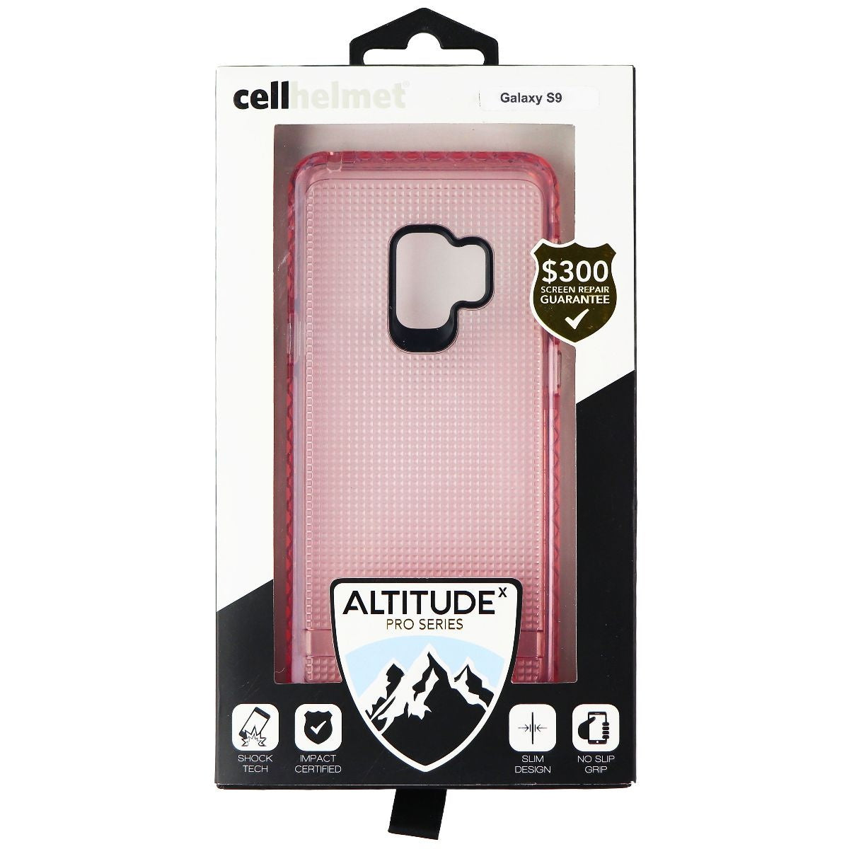 CellHelmet Altitude X PRO Series Gel Case for Samsung Galaxy S9 - Pink Cell Phone - Cases, Covers & Skins CellHelmet    - Simple Cell Bulk Wholesale Pricing - USA Seller