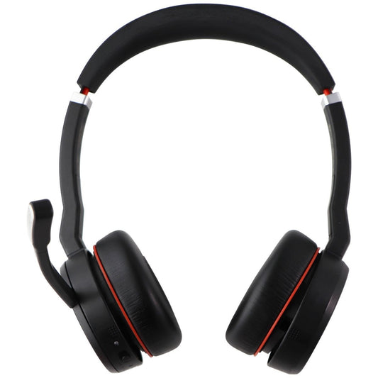 Jabra Evolve 75 UC Stereo Wireless Bluetooth Headset - Black Portable Audio - Headphones Jabra    - Simple Cell Bulk Wholesale Pricing - USA Seller