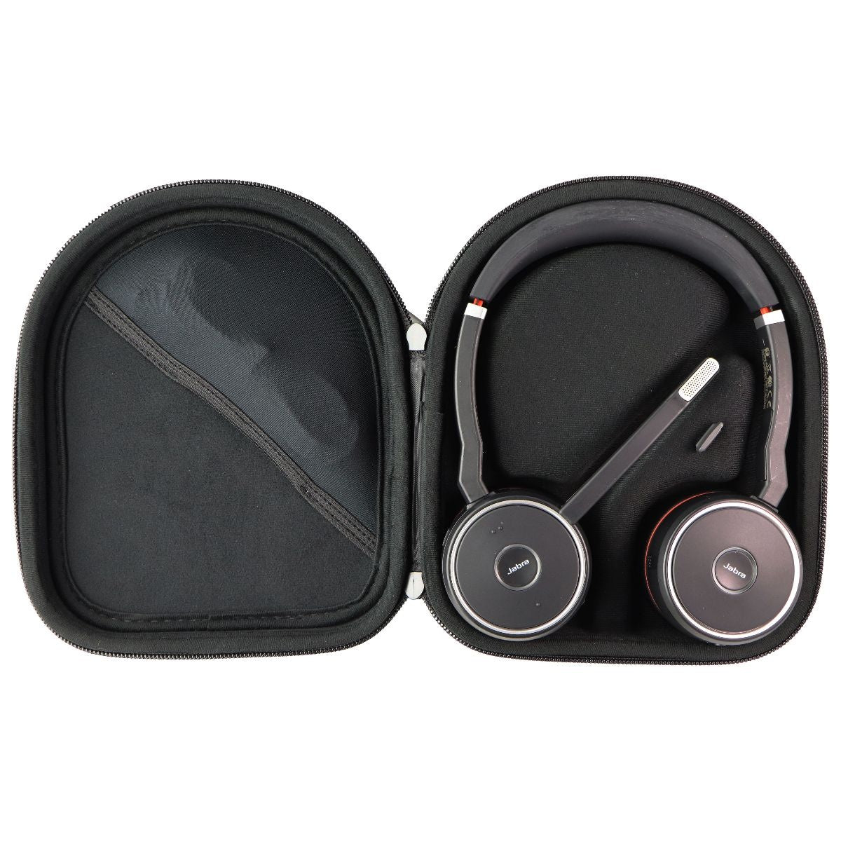 Jabra Evolve 75 UC Stereo Wireless Bluetooth Headset - Black Portable Audio - Headphones Jabra    - Simple Cell Bulk Wholesale Pricing - USA Seller