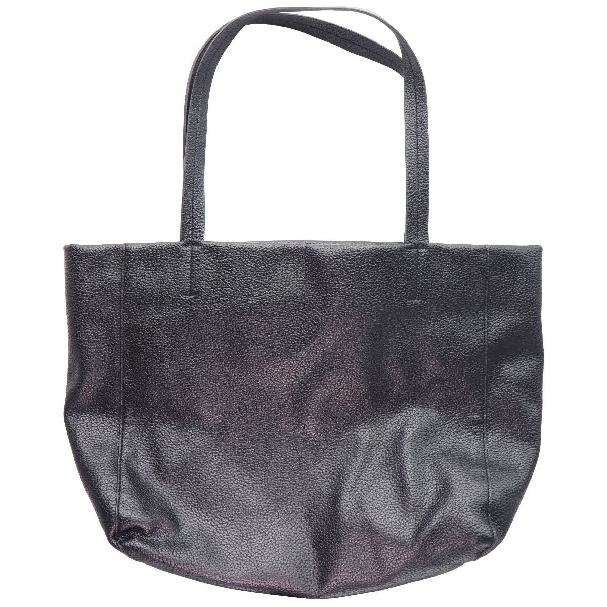 A New Day Faux Leather Purse Handbag with Exterior Zipper - Black/Gold Other Sporting Goods A New Day    - Simple Cell Bulk Wholesale Pricing - USA Seller