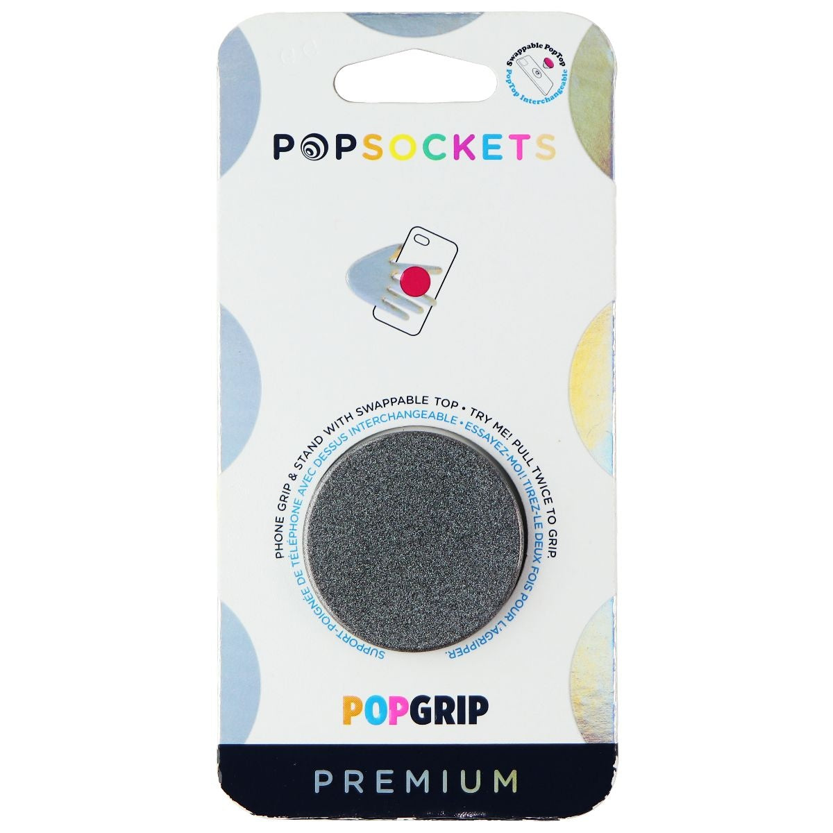 PopSockets Pop Grip Premium Series Pop Sockets - Midnight Flare Cell Phone - Mounts & Holders PopSockets    - Simple Cell Bulk Wholesale Pricing - USA Seller