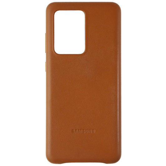 Samsung Leather Back Cover for Galaxy S20 Ultra 5G - Brown (EF-VG988LAEGUS) Cell Phone - Cases, Covers & Skins Samsung Electronics    - Simple Cell Bulk Wholesale Pricing - USA Seller