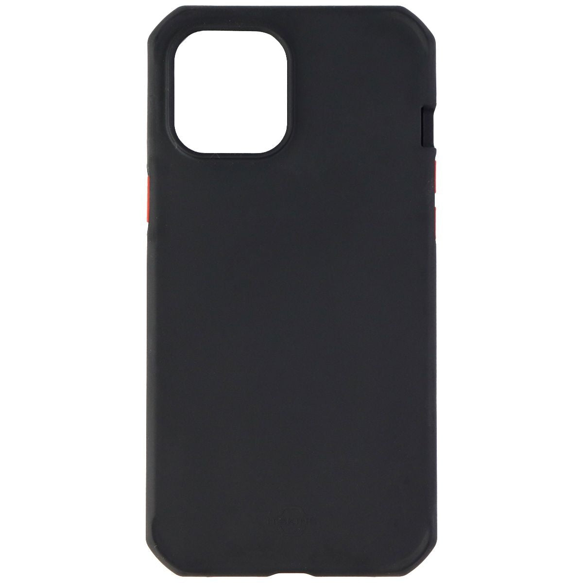 ITSKINS Supreme Solid Case for Apple iPhone 12 Pro Max - Black / Red Buttons Cell Phone - Cases, Covers & Skins ITSKINS    - Simple Cell Bulk Wholesale Pricing - USA Seller