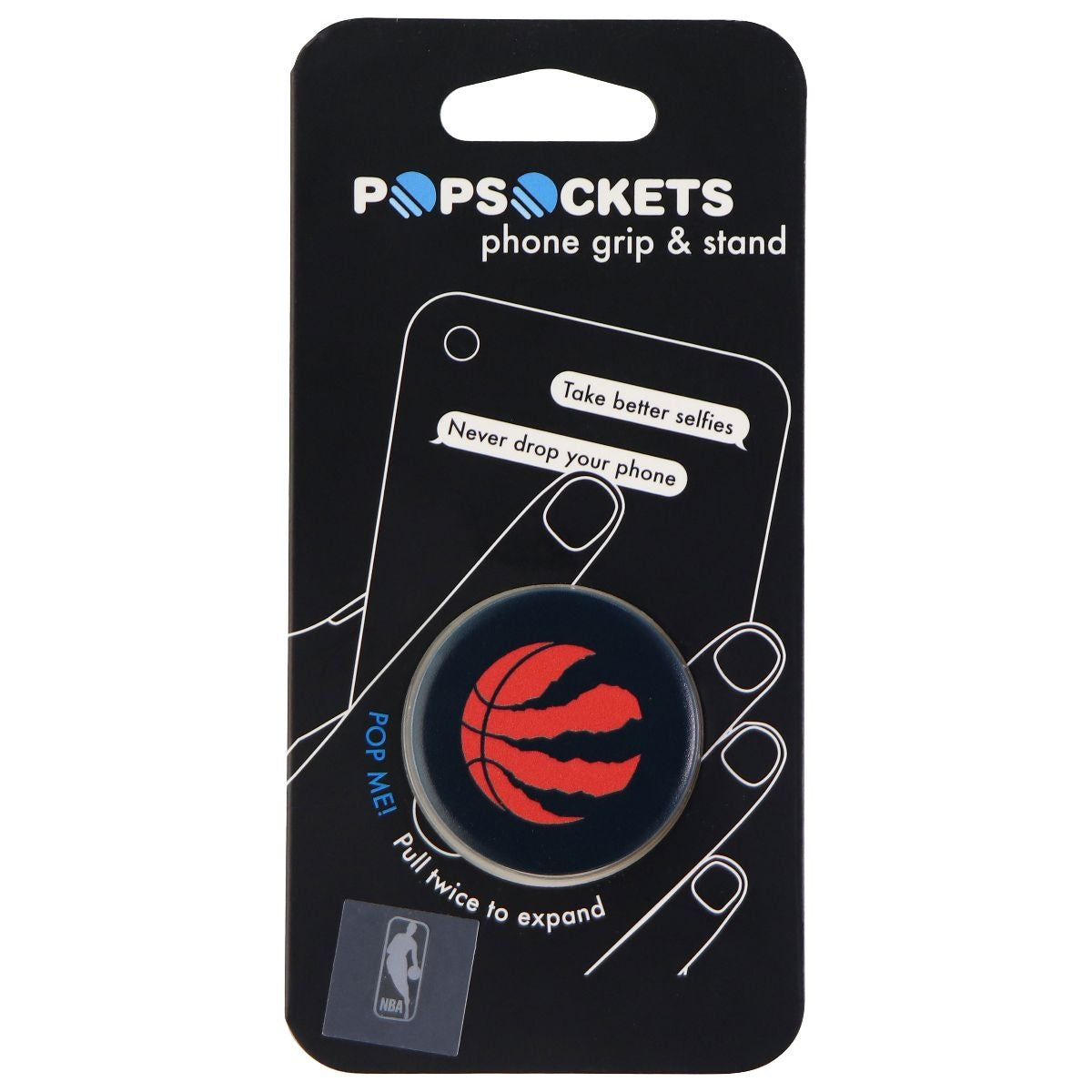 PopSockets Collapsible Grip & Stand for Phones and Tablets - Raptors Logo Cell Phone - Mounts & Holders PopSockets    - Simple Cell Bulk Wholesale Pricing - USA Seller