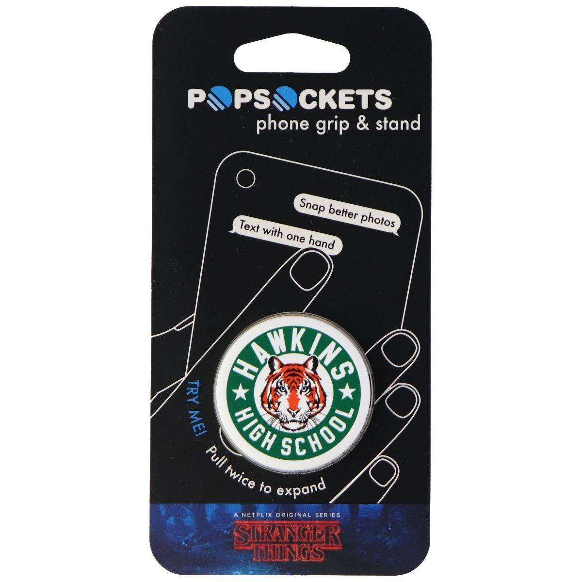 PopSockets: Collapsible Grip & Stand - Hawkins High School / Stranger Things Cell Phone - Mounts & Holders PopSockets    - Simple Cell Bulk Wholesale Pricing - USA Seller