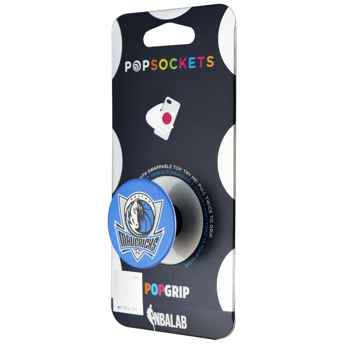 PopSockets PopGrip: Swappable Grip for Phones & Tablets - NBA - Dallas Mavericks Cell Phone - Mounts & Holders PopSockets    - Simple Cell Bulk Wholesale Pricing - USA Seller