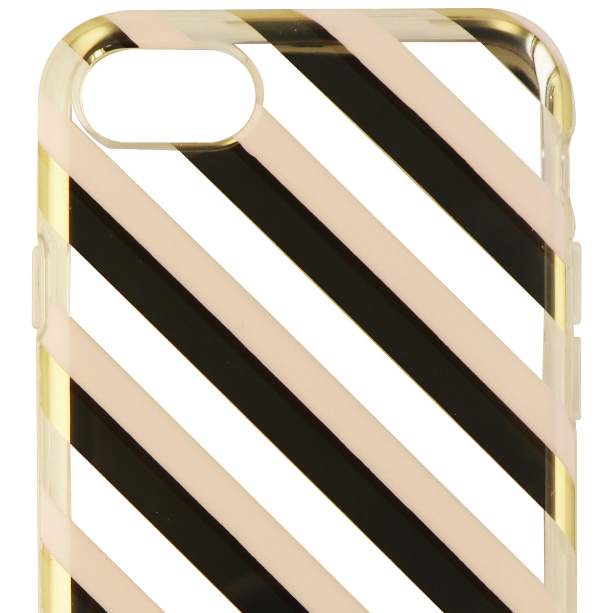 Kate Spade Protective Hardshell Case for iPhone 8/7 - Diagonal Stripe Blush Cell Phone - Cases, Covers & Skins Kate Spade    - Simple Cell Bulk Wholesale Pricing - USA Seller