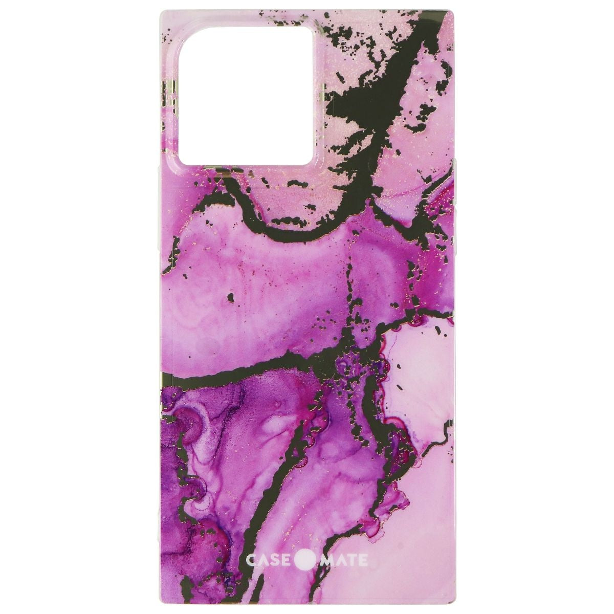 Case-Mate BLOX Square Case for iPhone 13 Pro Max/12 Pro Max - Magenta Marble Cell Phone - Cases, Covers & Skins Case-Mate    - Simple Cell Bulk Wholesale Pricing - USA Seller