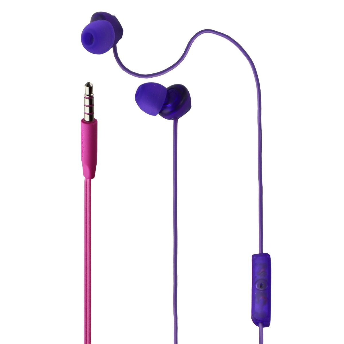 TCL SOCL 300 In-Ear Wired 3.5mm Headphones wit Microphone - Sunrise Purple Portable Audio - Headphones TCL    - Simple Cell Bulk Wholesale Pricing - USA Seller