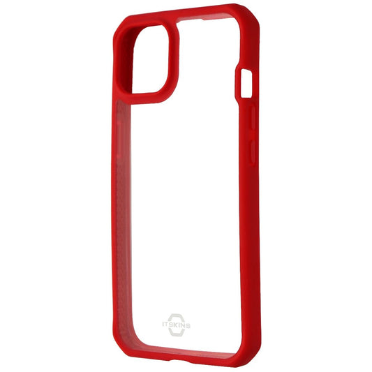 ITSKINS Hybrid Solid Case for iPhone 13 - Plain Red and Transparent Cell Phone - Cases, Covers & Skins ITSKINS    - Simple Cell Bulk Wholesale Pricing - USA Seller