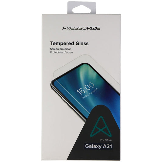 Axessorize Tempered Glass Screen Protector for Samsung A21 Smartphone - Clear Cell Phone - Screen Protectors Axessorize    - Simple Cell Bulk Wholesale Pricing - USA Seller