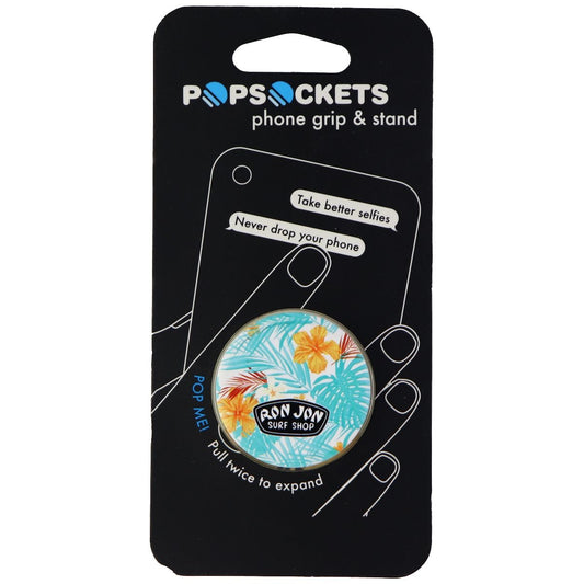 PopSockets Collapsible Grip & Stand - Ron Jon Surf Shop / Palm Leaves Cell Phone - Mounts & Holders PopSockets    - Simple Cell Bulk Wholesale Pricing - USA Seller
