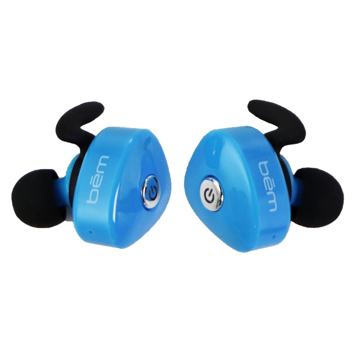 Bem True Wireless Earbuds with Optional Neck Strap - Blue Cell Phone - Headsets Bem Wireless    - Simple Cell Bulk Wholesale Pricing - USA Seller