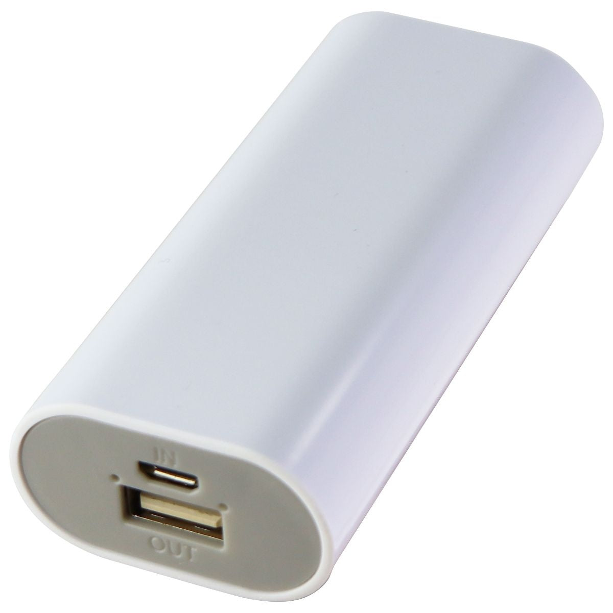 Universal Single (5V/1A) USB Portable Power Bank Charger - White Cell Phone - Chargers & Cradles Unbranded    - Simple Cell Bulk Wholesale Pricing - USA Seller