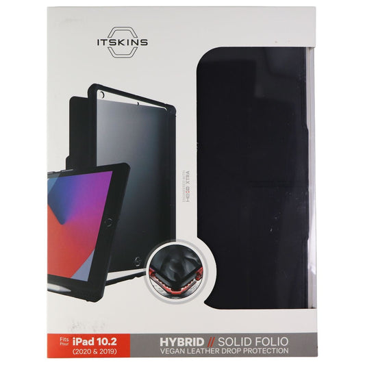 ITSKINS Hybrid Solid Folio Case for Apple iPad 10.2 (2020 & 2019) - Black iPad/Tablet Accessories - Cases, Covers, Keyboard Folios ITSKINS    - Simple Cell Bulk Wholesale Pricing - USA Seller