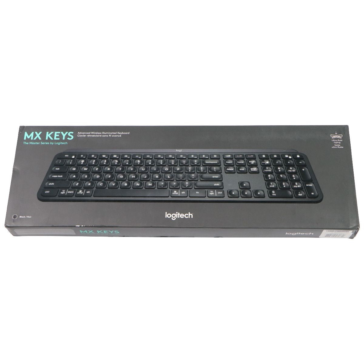 Logitech MX Keys Advanced Wireless Illuminated Keyboard - Graphite Gaming/Console - Keyboards & Keypads Logitech    - Simple Cell Bulk Wholesale Pricing - USA Seller