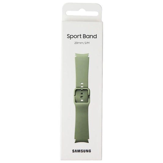 Samsung (20mm, S/M) Sport Band for Samsung Galaxy Watch4 - Olive Green Smart Watch Accessories - Watch Bands Samsung    - Simple Cell Bulk Wholesale Pricing - USA Seller