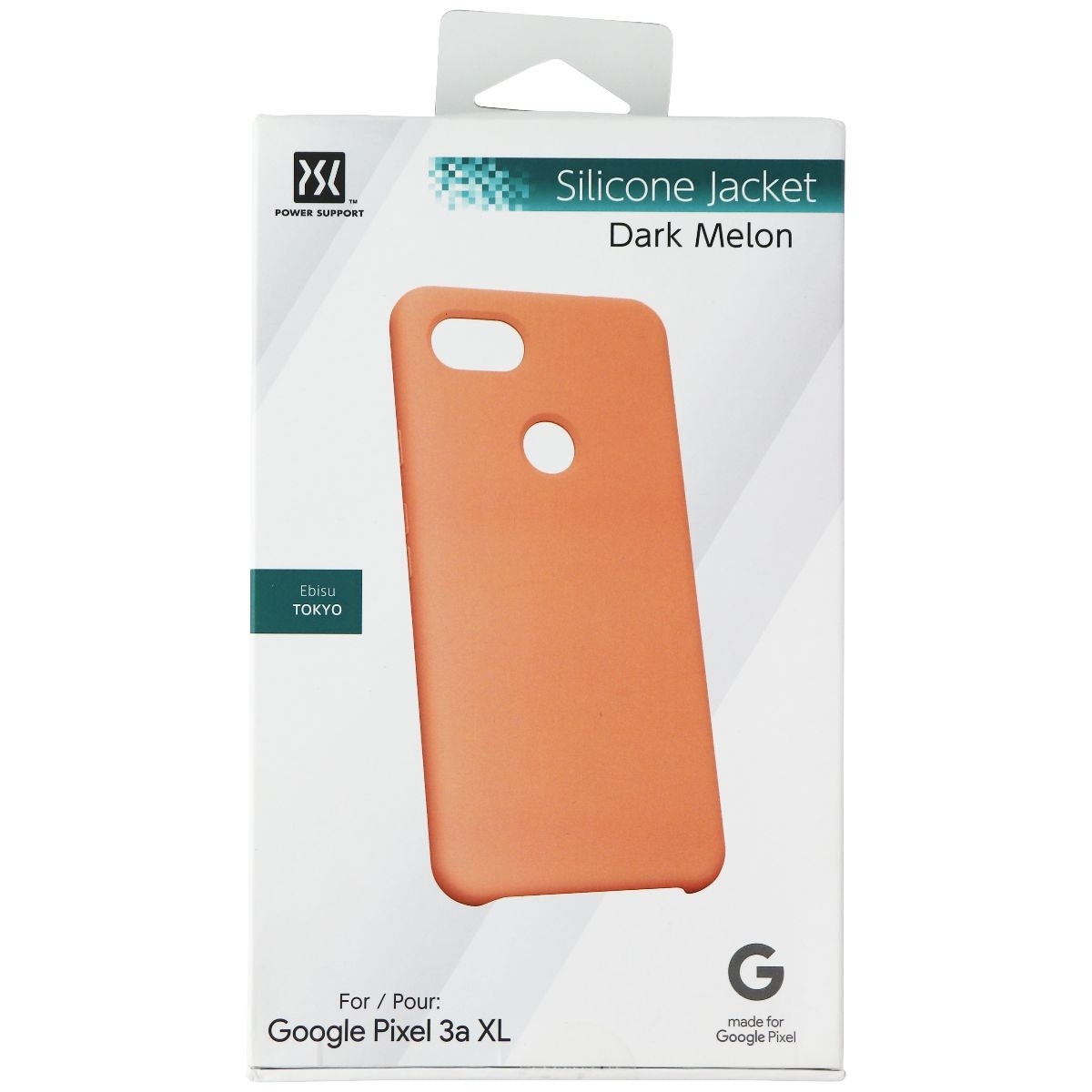 Power Support Silicone Jacket Case for Google Pixel 3A XL - Dark Melon Cell Phone - Cases, Covers & Skins Power Support    - Simple Cell Bulk Wholesale Pricing - USA Seller