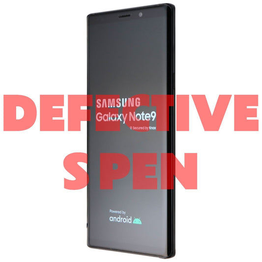 Samsung Galaxy Note9 (6.4-in) SM-N960U (GSM + CDMA) - 128GB/Black / BAD S PEN Cell Phones & Smartphones Samsung    - Simple Cell Bulk Wholesale Pricing - USA Seller