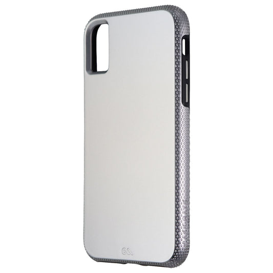 Case-Mate Tough Grip Series Hard Case for Apple iPhone Xs & X - Silver/Black Cell Phone - Cases, Covers & Skins Case-Mate    - Simple Cell Bulk Wholesale Pricing - USA Seller