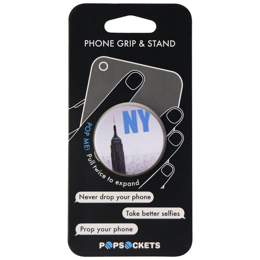 PopSockets: Collapsible Grip & Stand for Phones and Tablets - New York Empire Cell Phone - Mounts & Holders PopSockets    - Simple Cell Bulk Wholesale Pricing - USA Seller
