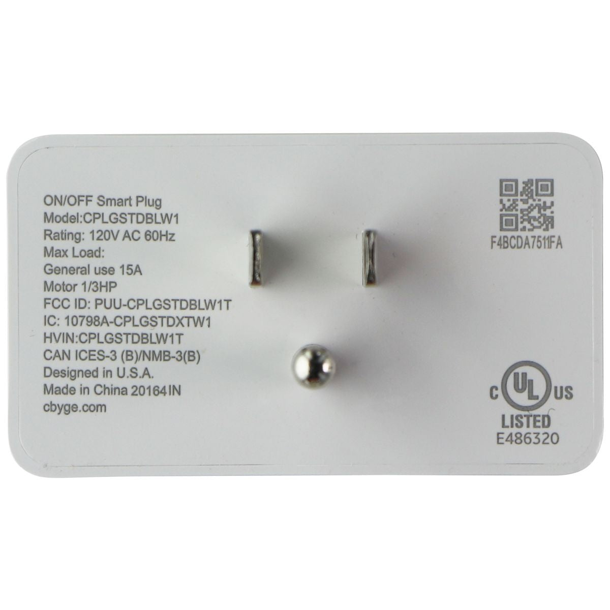 C by GE Series General Electric Indoor Smart Plug for Google Assistant - White Multipurpose Batteries & Power - Multipurpose AC to DC Adapters GE    - Simple Cell Bulk Wholesale Pricing - USA Seller