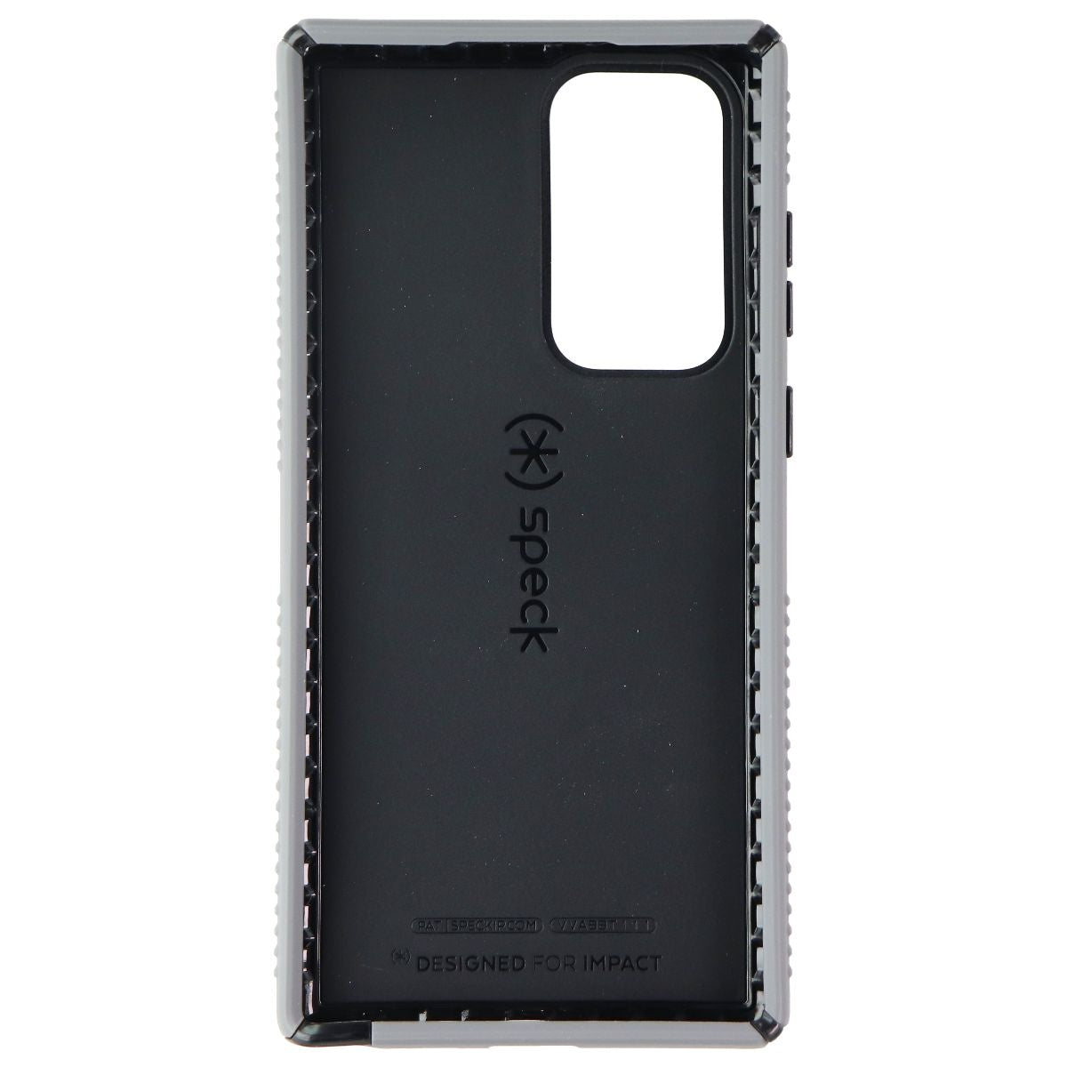 Speck Presidio2 Grip Case for Galaxy S22 Ultra - Graphite Gray/Black/Bold Red Cell Phone - Cases, Covers & Skins Speck    - Simple Cell Bulk Wholesale Pricing - USA Seller