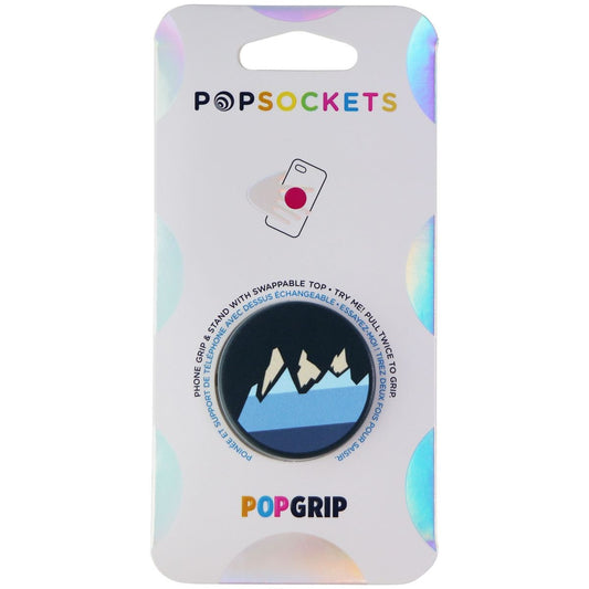 PopSockets: PopGrip Expanding Stand and Grip with Swappable Top - Peaks Blue Cell Phone - Mounts & Holders PopSockets    - Simple Cell Bulk Wholesale Pricing - USA Seller