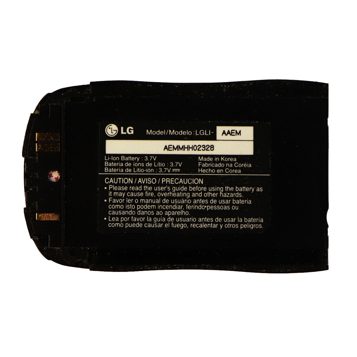 LG Li-ion OEM Battery (LGLI-AAEM) 3.7V for LG-510 TM-510 SP-510 Models - Black Cell Phone - Batteries LG    - Simple Cell Bulk Wholesale Pricing - USA Seller