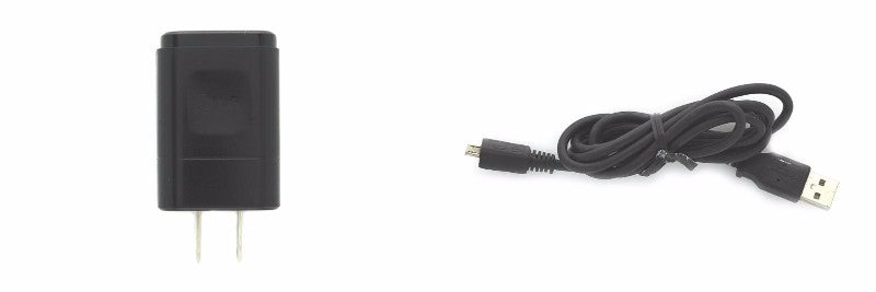 LG (MCS-02WR) Travel Charger & Cable for Micro USB Devices - Black Cell Phone - Cables & Adapters LG    - Simple Cell Bulk Wholesale Pricing - USA Seller