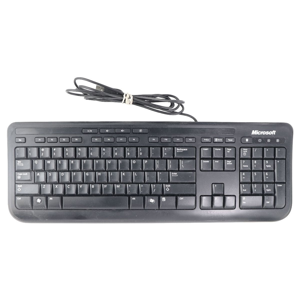 Microsoft Wired USB Keyboard 600 for Windows PC & More - Black (1366) Gaming/Console - Keyboards & Keypads Microsoft    - Simple Cell Bulk Wholesale Pricing - USA Seller