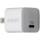 Anker PowerPort Nano 18W Single USB-C Wall Charger Adapter - White Cell Phone - Chargers & Cradles Anker    - Simple Cell Bulk Wholesale Pricing - USA Seller