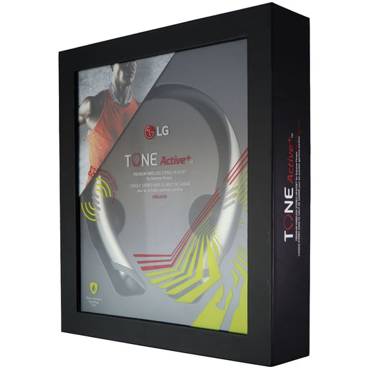 LG TONE Active+ (HBS-A100) Bluetooth Wireless Stereo Headset - Silver Portable Audio - Headphones LG    - Simple Cell Bulk Wholesale Pricing - USA Seller