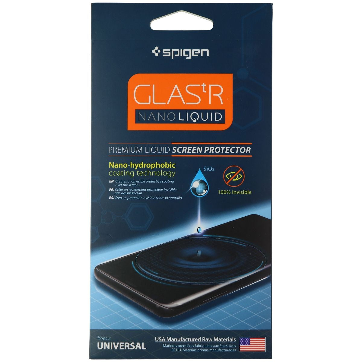 Spigen Glastr Nano Liquid Premium Liquid Screen Protector Cell Phone - Screen Protectors Spigen    - Simple Cell Bulk Wholesale Pricing - USA Seller