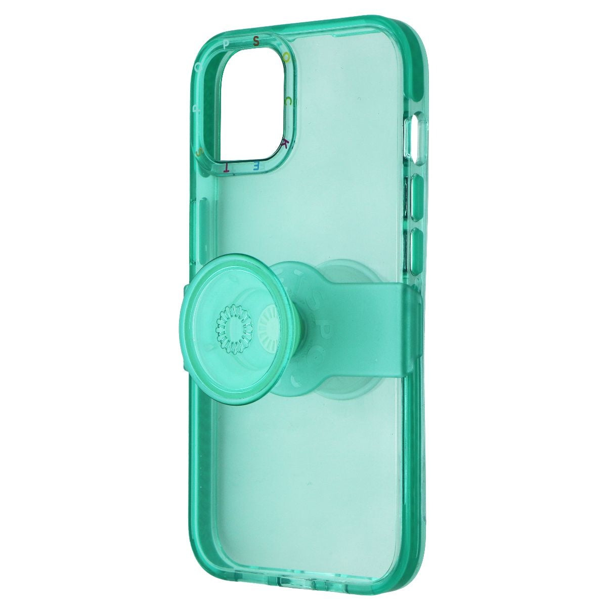 PopSockets Pop Case with Grip & Slide for iPhone 13 - Clear Spearmint Cell Phone - Cases, Covers & Skins PopSockets    - Simple Cell Bulk Wholesale Pricing - USA Seller
