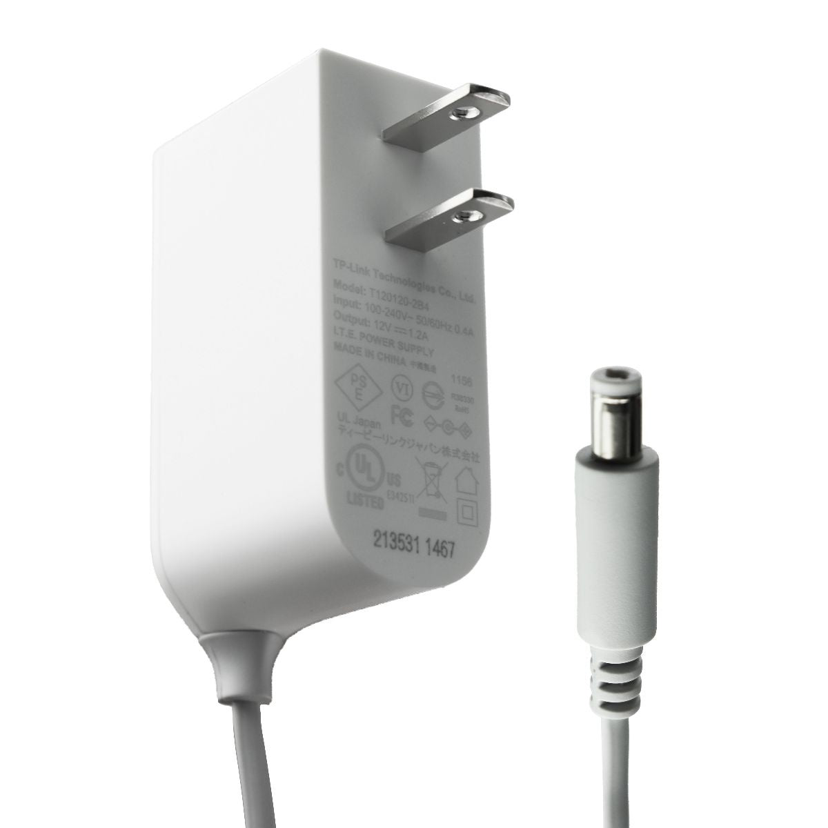 TP-Link (12V/1.2A) ITE Power Supply Wall Charger - White (T120120-2B4) Multipurpose Batteries & Power - Multipurpose AC to DC Adapters TP-LINK    - Simple Cell Bulk Wholesale Pricing - USA Seller