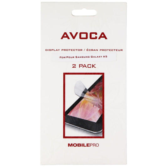 Avoca MobilePro Display Protector 2 Pack for Samsung Galaxy A5 (2014) - Clear Cell Phone - Screen Protectors Avoca    - Simple Cell Bulk Wholesale Pricing - USA Seller
