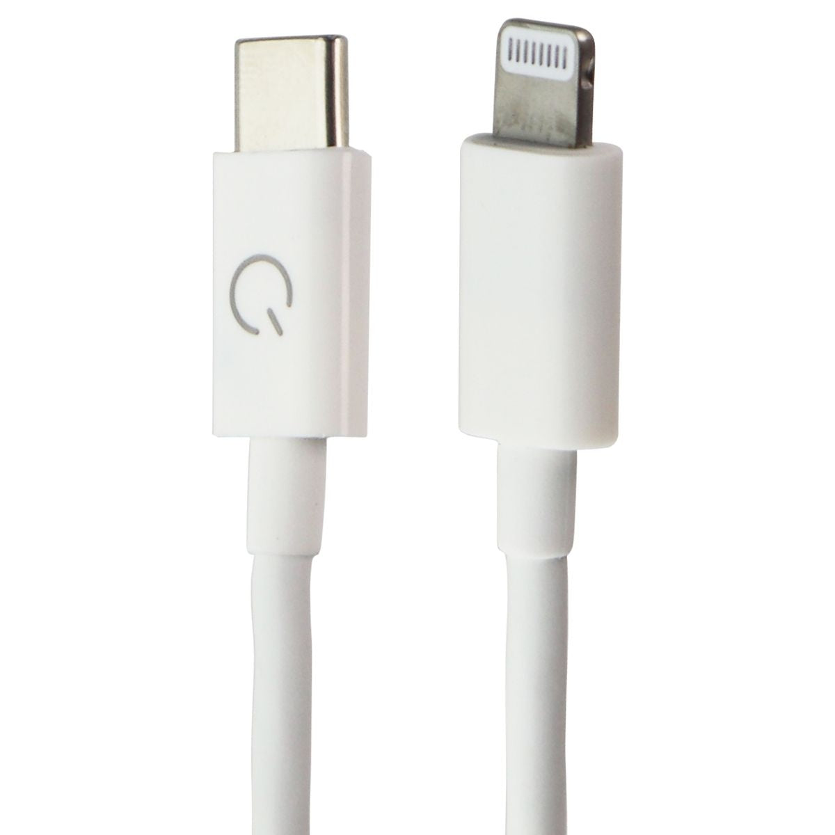 QMadix Charge & Sync 8-Pin to USB-C Cable for iPhone/iPad/iPod (6FT) - White Cell Phone - Chargers & Cradles Qmadix    - Simple Cell Bulk Wholesale Pricing - USA Seller
