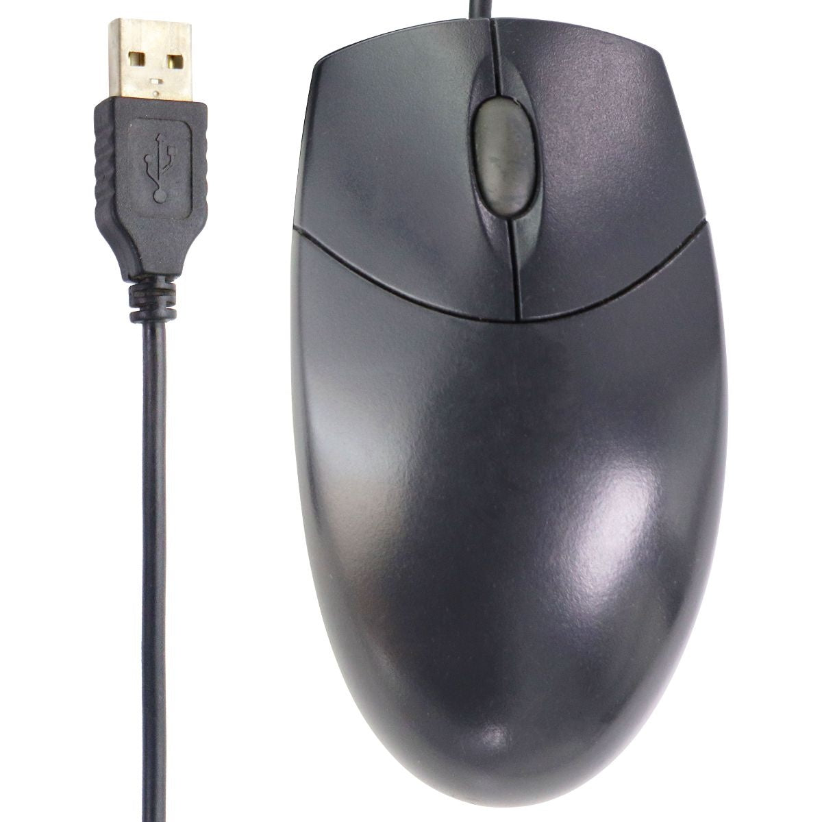 Logitech Original Wired Optical Mouse for Windows PC & More - All Black M-UV69a Keyboards/Mice - Mice, Trackballs & Touchpads Logitech    - Simple Cell Bulk Wholesale Pricing - USA Seller