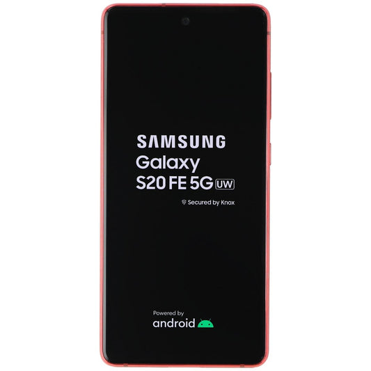Samsung Galaxy S20 FE 5G UW (6.5-in) (SM-G781V) Verizon Only - 128GB/Cloud Red Cell Phones & Smartphones Samsung    - Simple Cell Bulk Wholesale Pricing - USA Seller